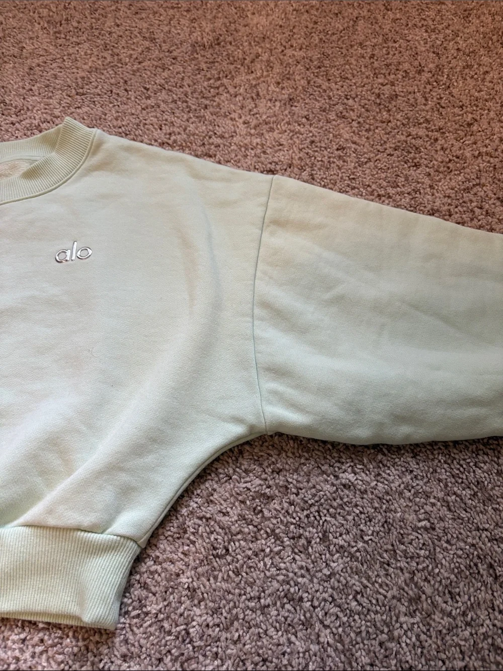 ALO Yoga cropped crewneck